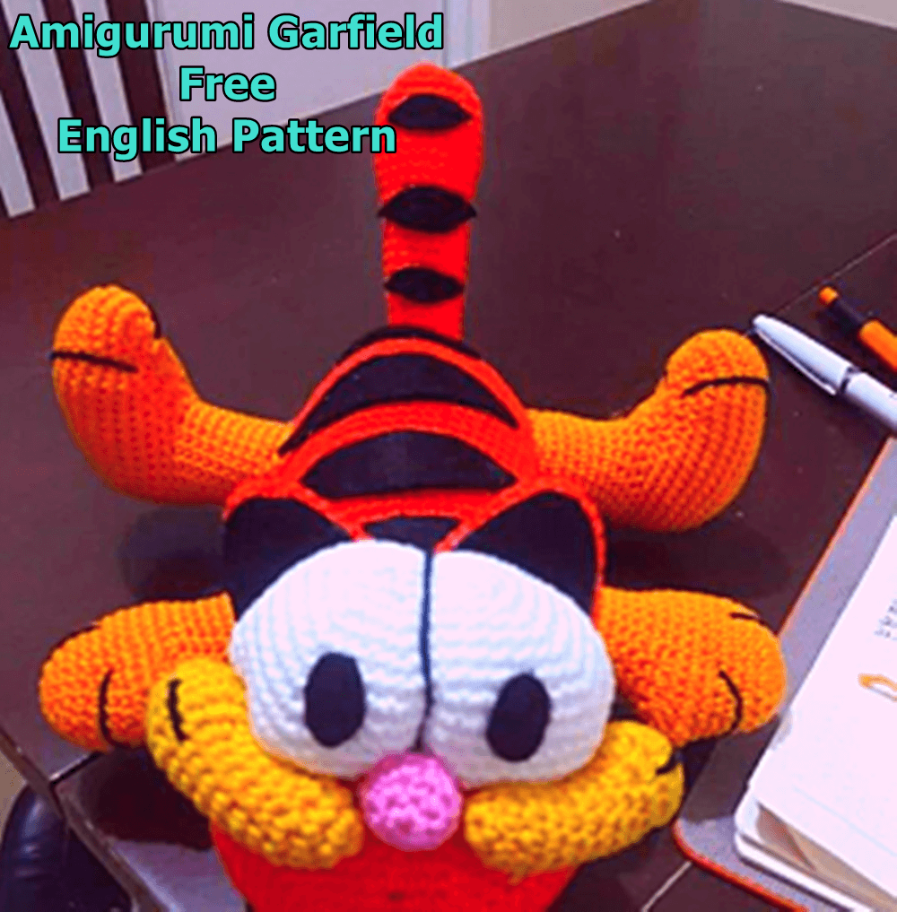 Amigurumi Cat Garfield Free Crochet Pattern