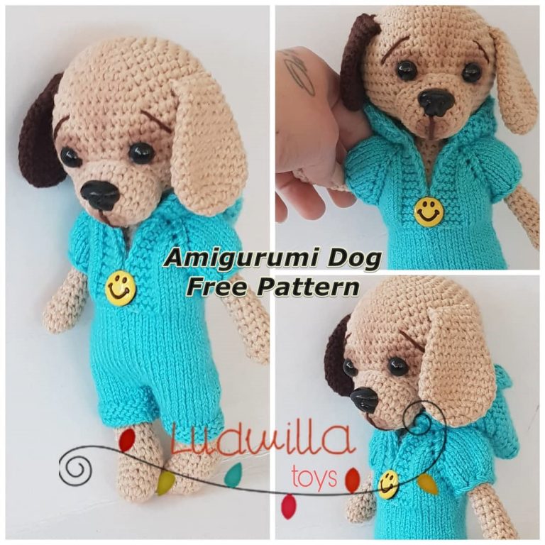 Amigurumi Dog Köpüş Free Crochet Pattern