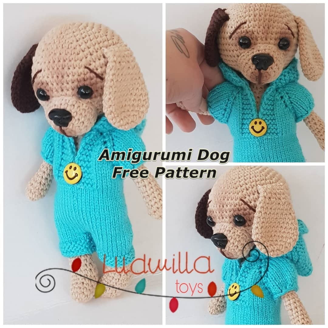 Amigurumi Dog Köpüş Free Crochet Pattern