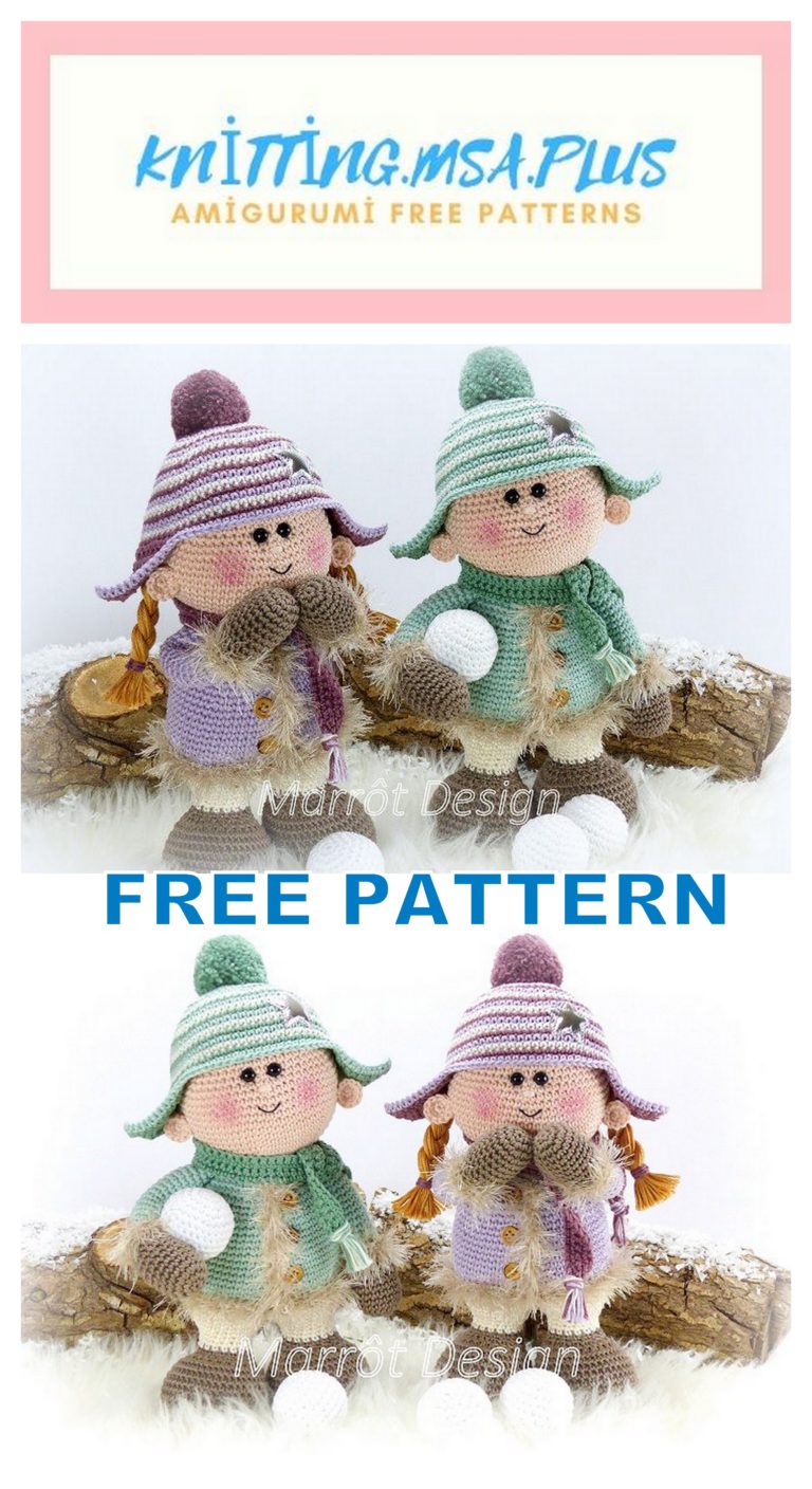 Amigurumi Chubby Dolls Free Crochet Pattern