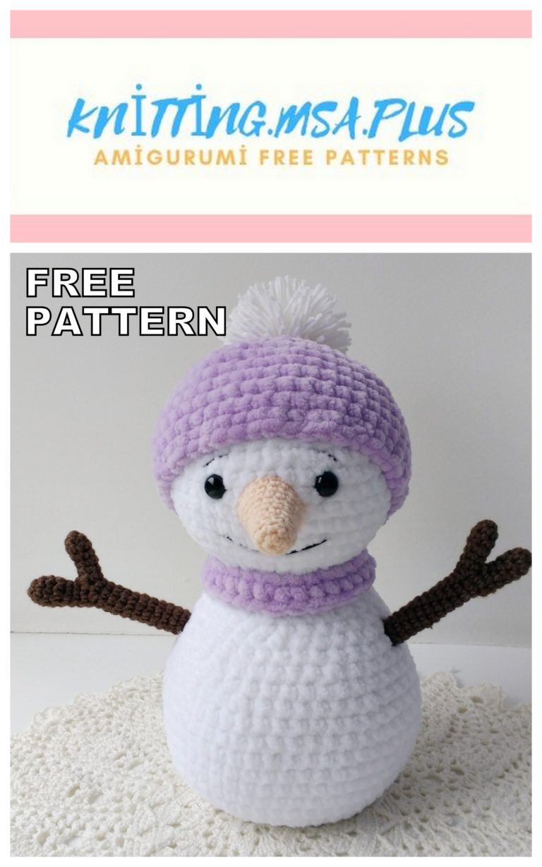 Amigurumi Snowman Basic Free Crochet Pattern
