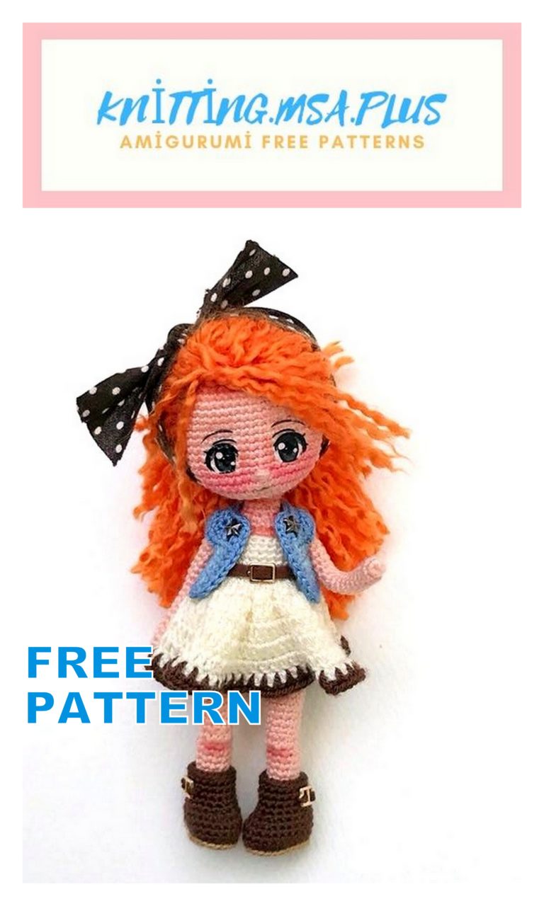 Amigurumi Doll Elena Free Crochet Pattern