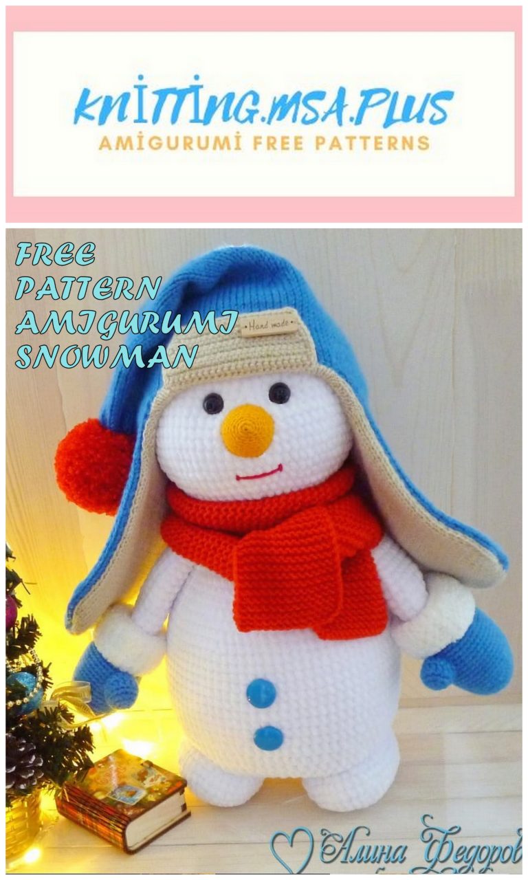 Amigurumi Snowman Free Crochet Pattern