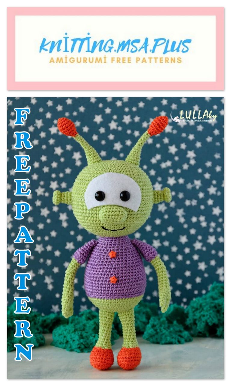 Amigurumi Alien Free Crochet Pattern