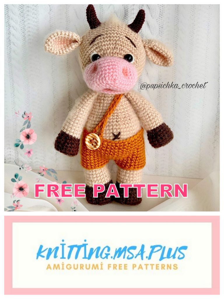 Amigurumi Cow Free Crochet Pattern – Amigurumi