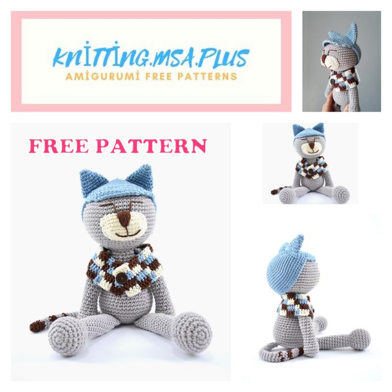 Amigurumi Mr. Cat Free Crochet Pattern