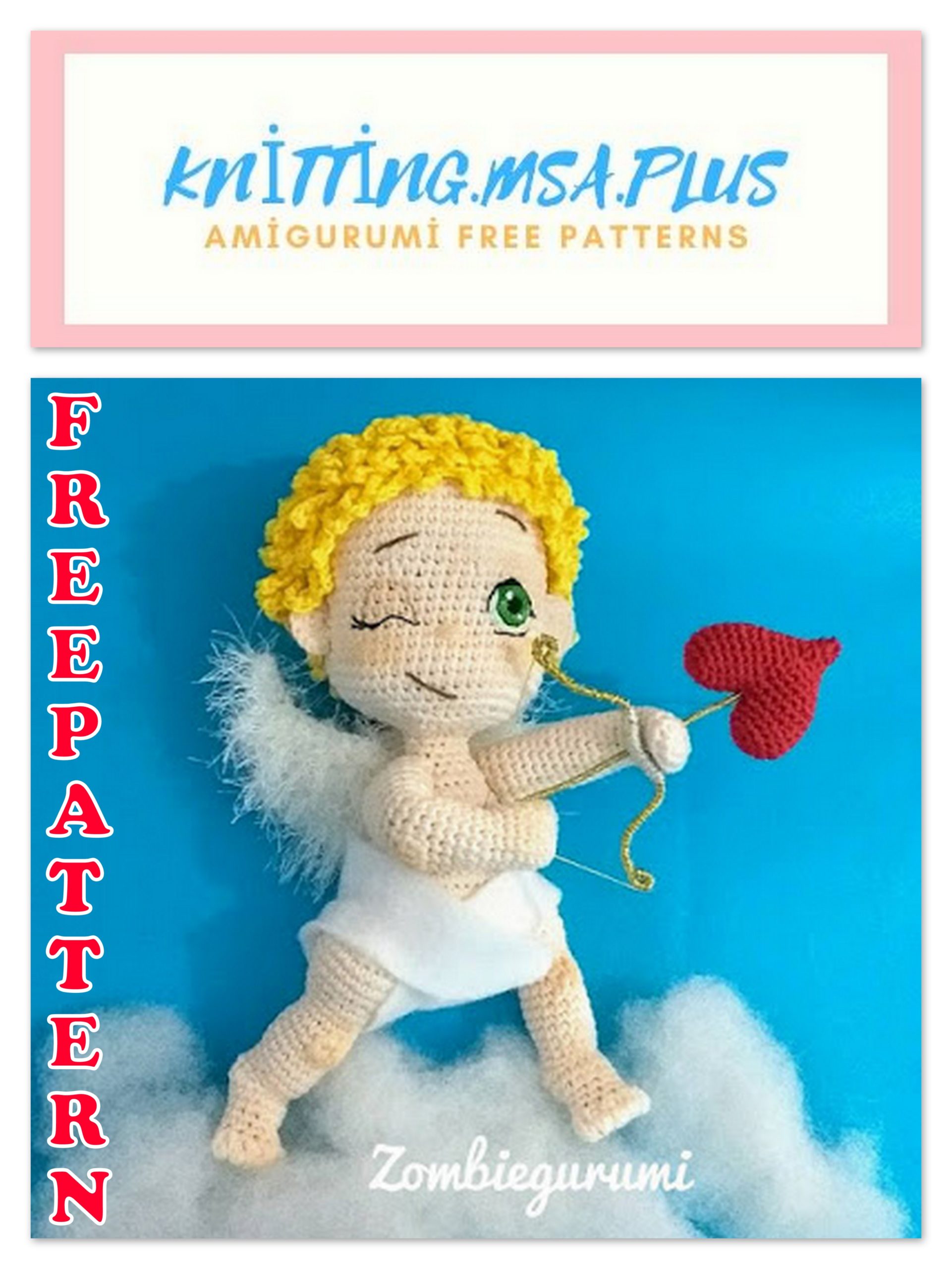 Amigurumi Cupid Free Crochet Pattern