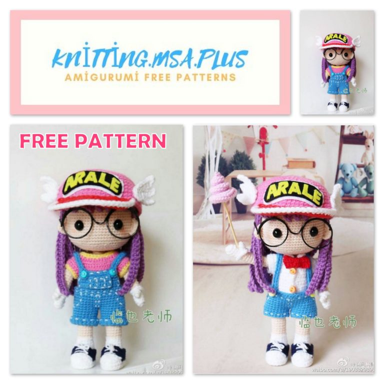Amigurumi Arale Doll Free Crochet Pattern