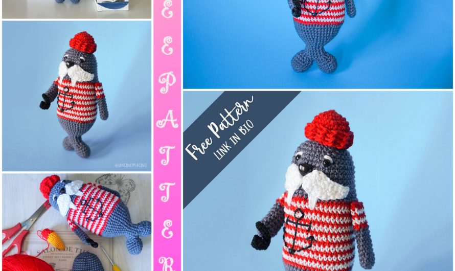 Amigurumi Captain Triky Seal Free Crochet Pattern