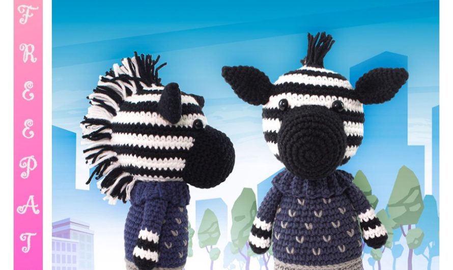 Amigurumi Cute Zebra Free Crochet Pattern